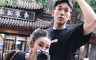 享受假期，陸文博西安游照
